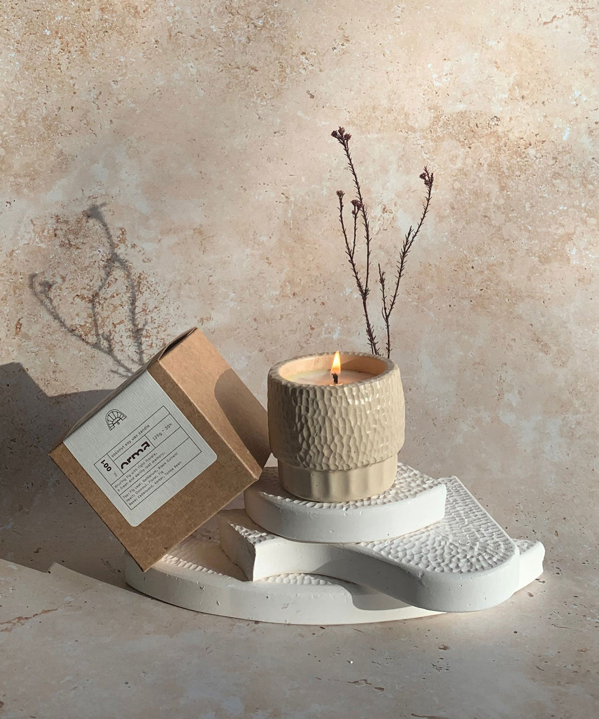 Naso Series | Orma Candle | Sandstone