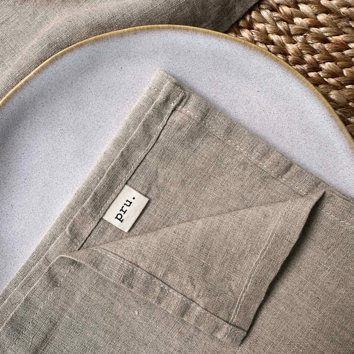 100% Linen Napkins OEKO-TEX® Certified – Pink Opal X2