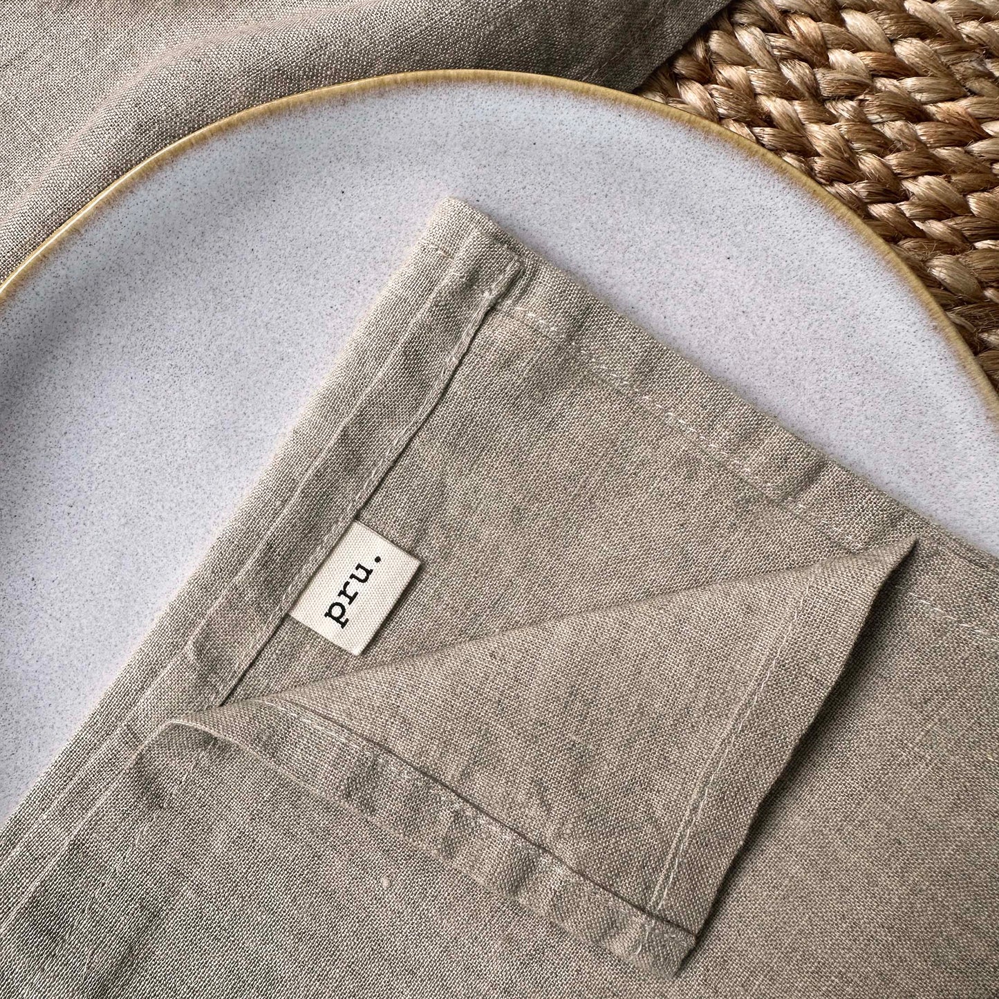 100% Linen Napkins OEKO-TEX® Certified – Pink Opal X2