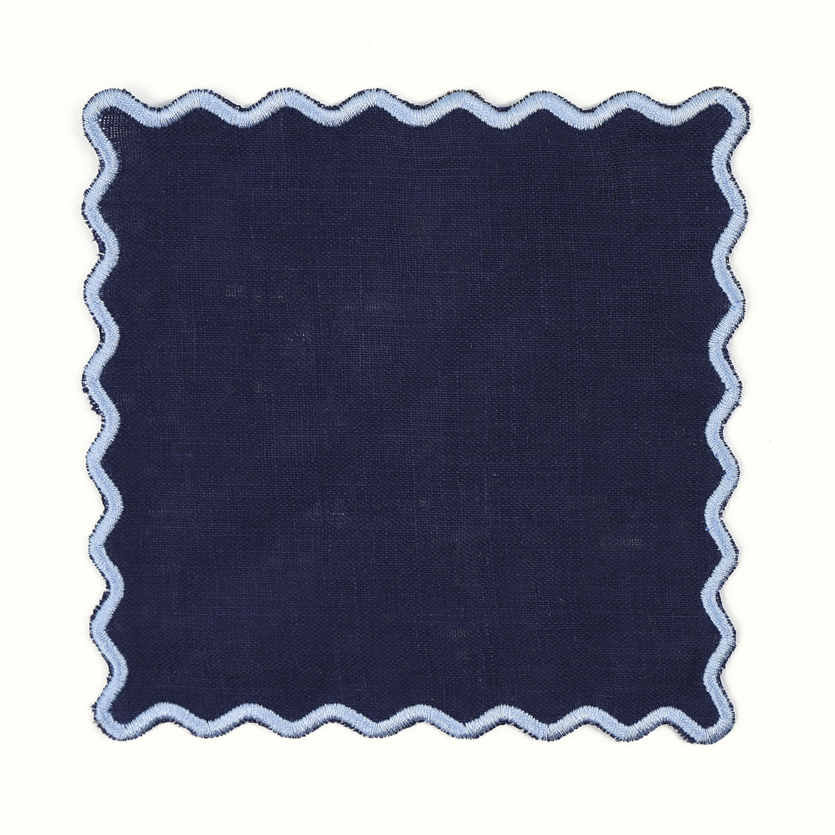 The Vivienne Square Cocktail Napkins - Navy