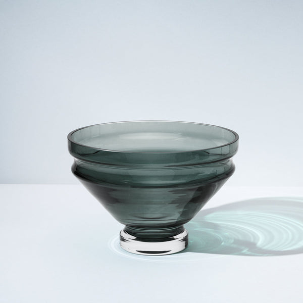 raawii Nicholai Wiig-Hansen - Relæ - glass bowl - large Bowl smokey gray
