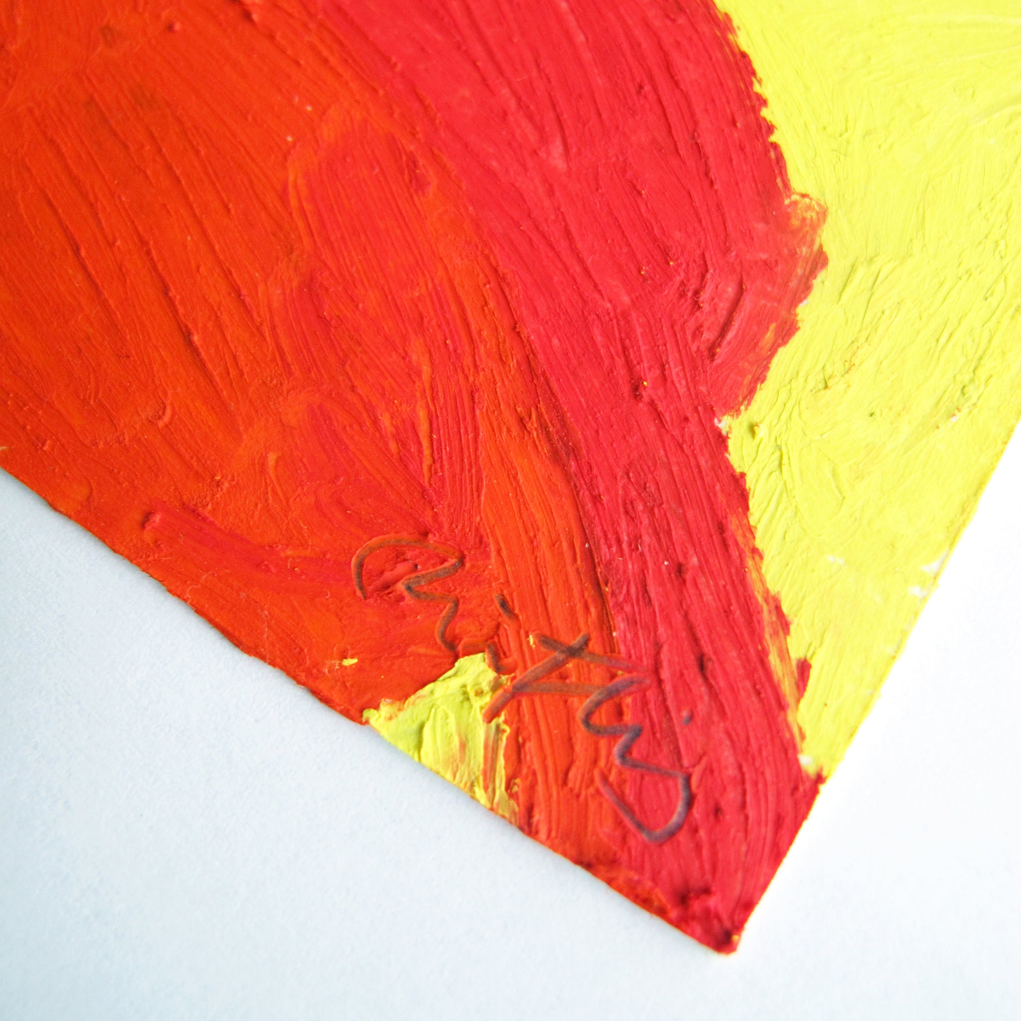 Red Tulips Original Oil Pastel Artwork