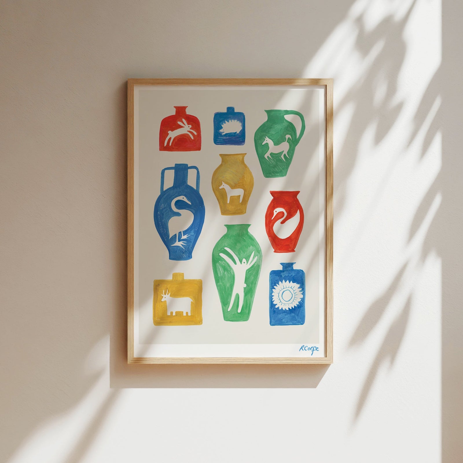 Nostalgia Colourful Print