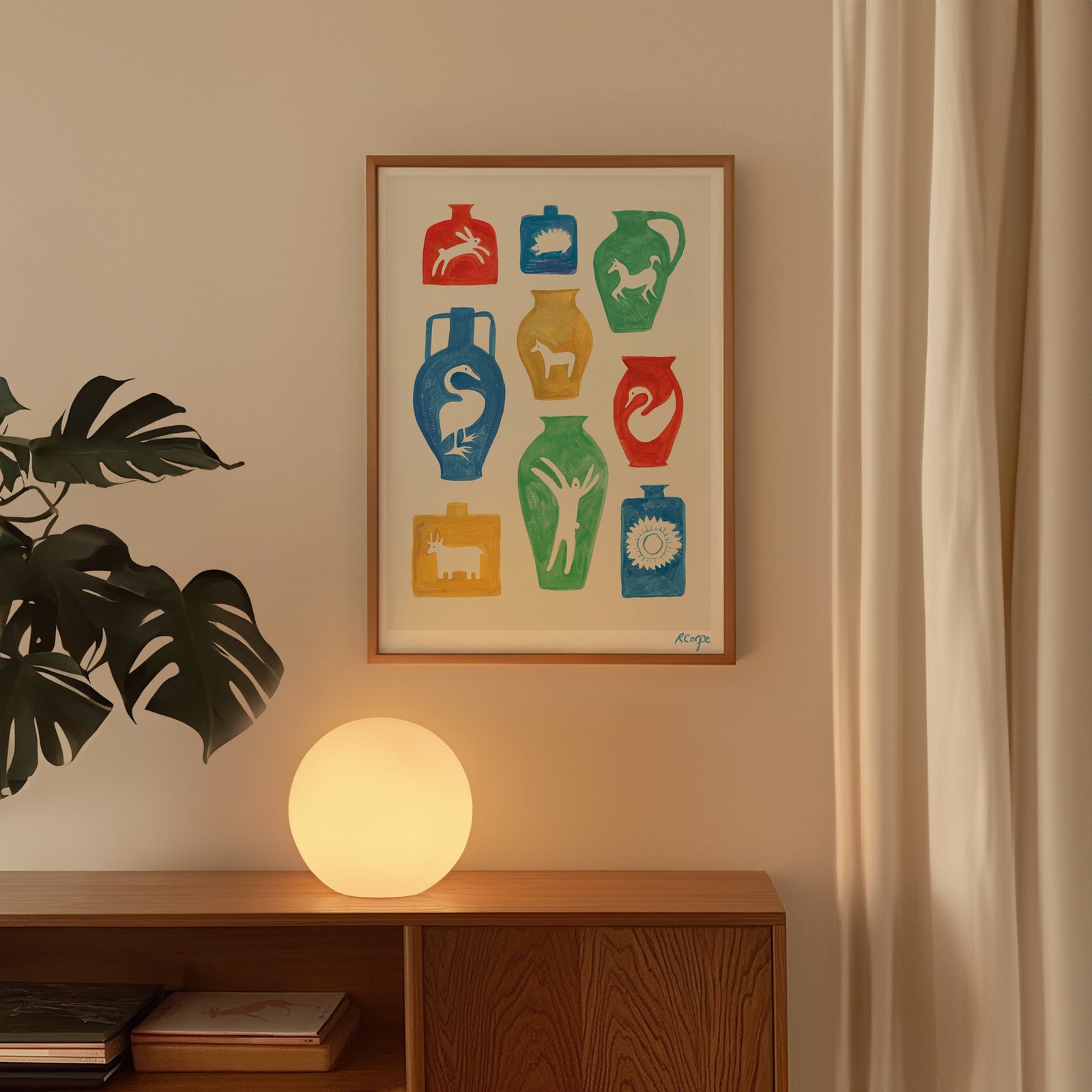 Nostalgia Colourful Print