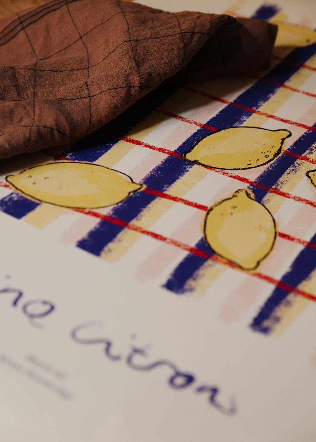 Cinq Citrons 50x70 cm Print