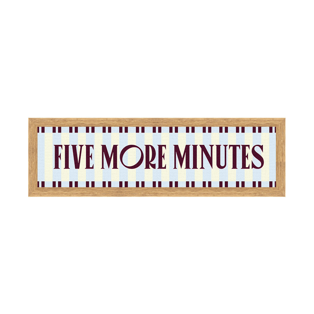 Five More Minutes Panoramic Framed Print