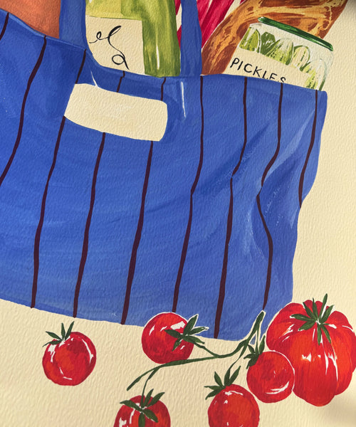 Off to Market' Print