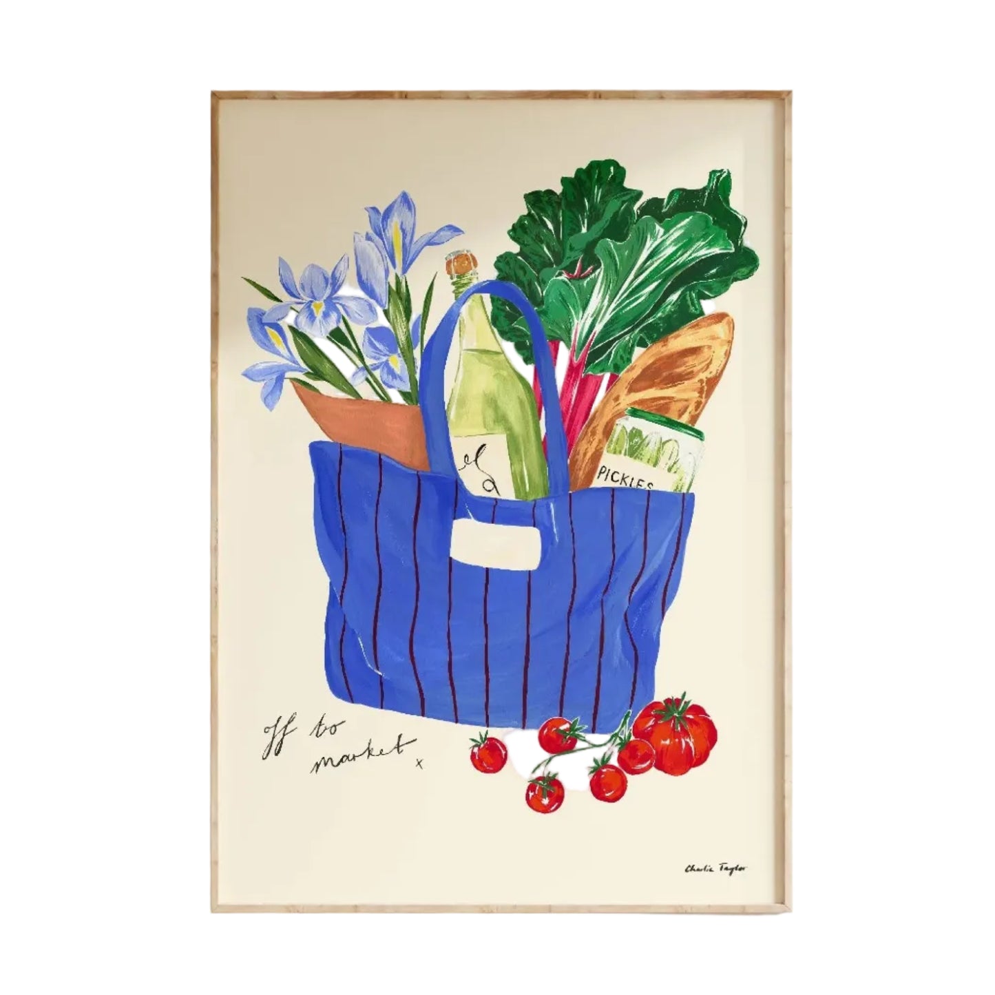 Off to Market' Print