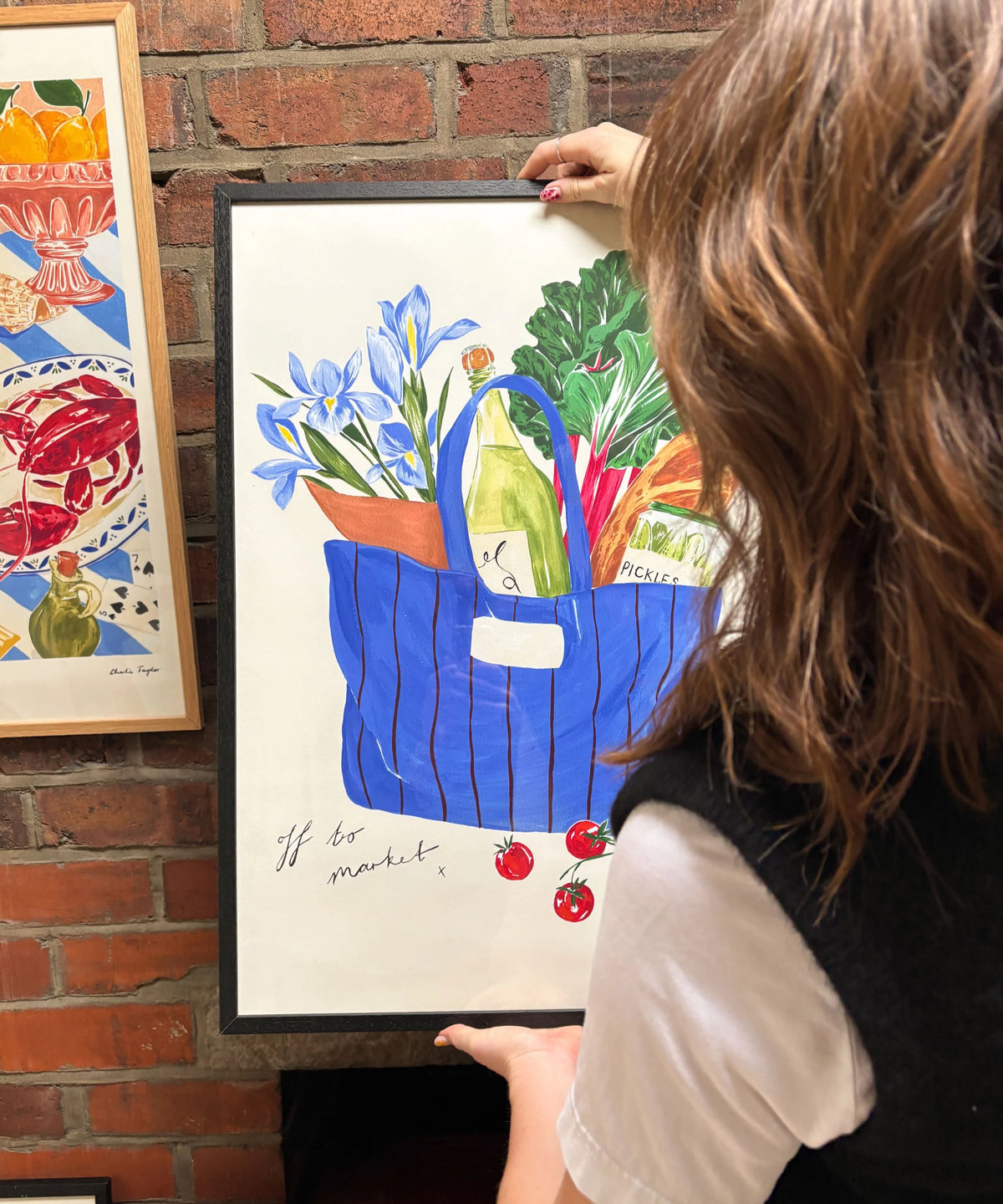 Off to Market' Print