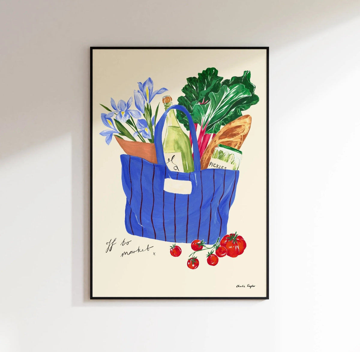 Off to Market' Print