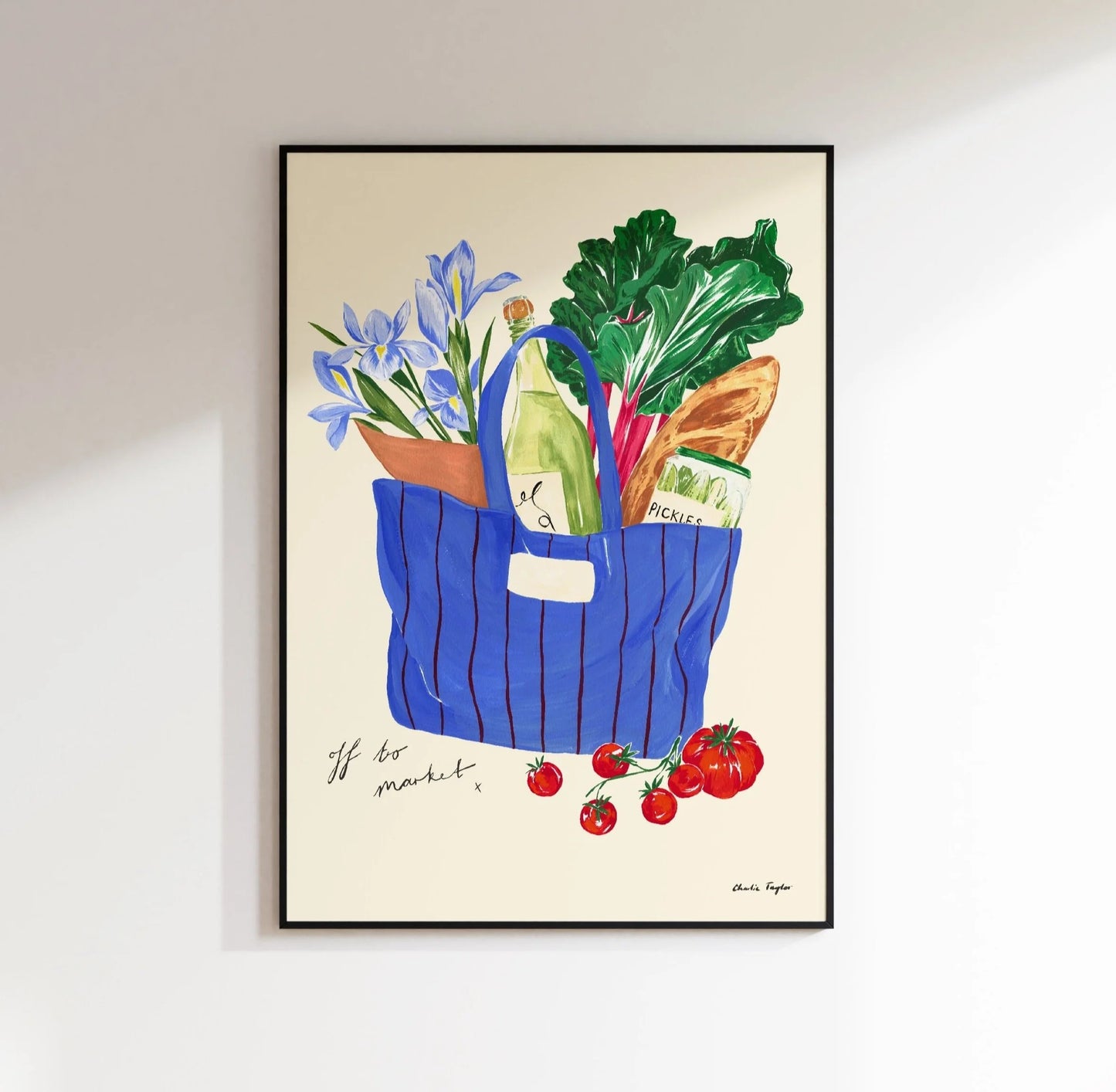 Off to Market' Print