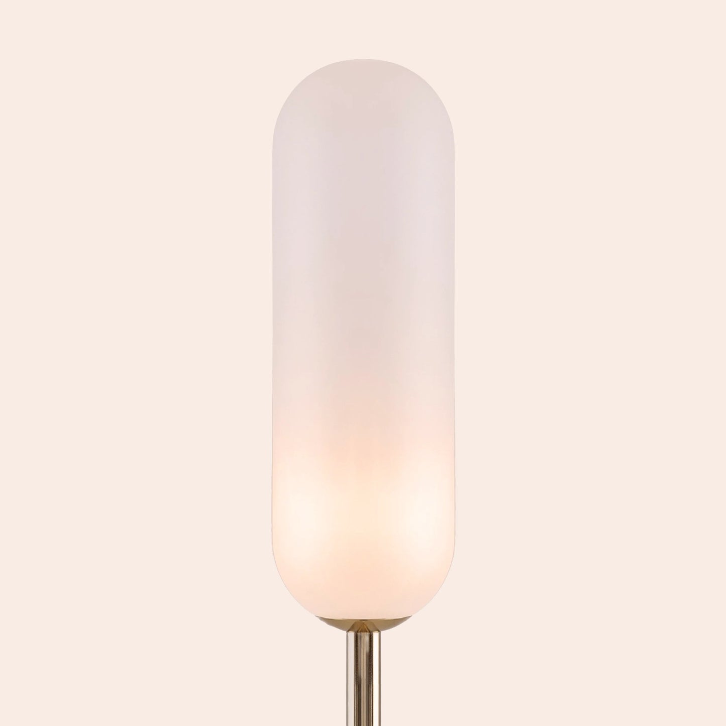 Olive green marble curve floor lamp