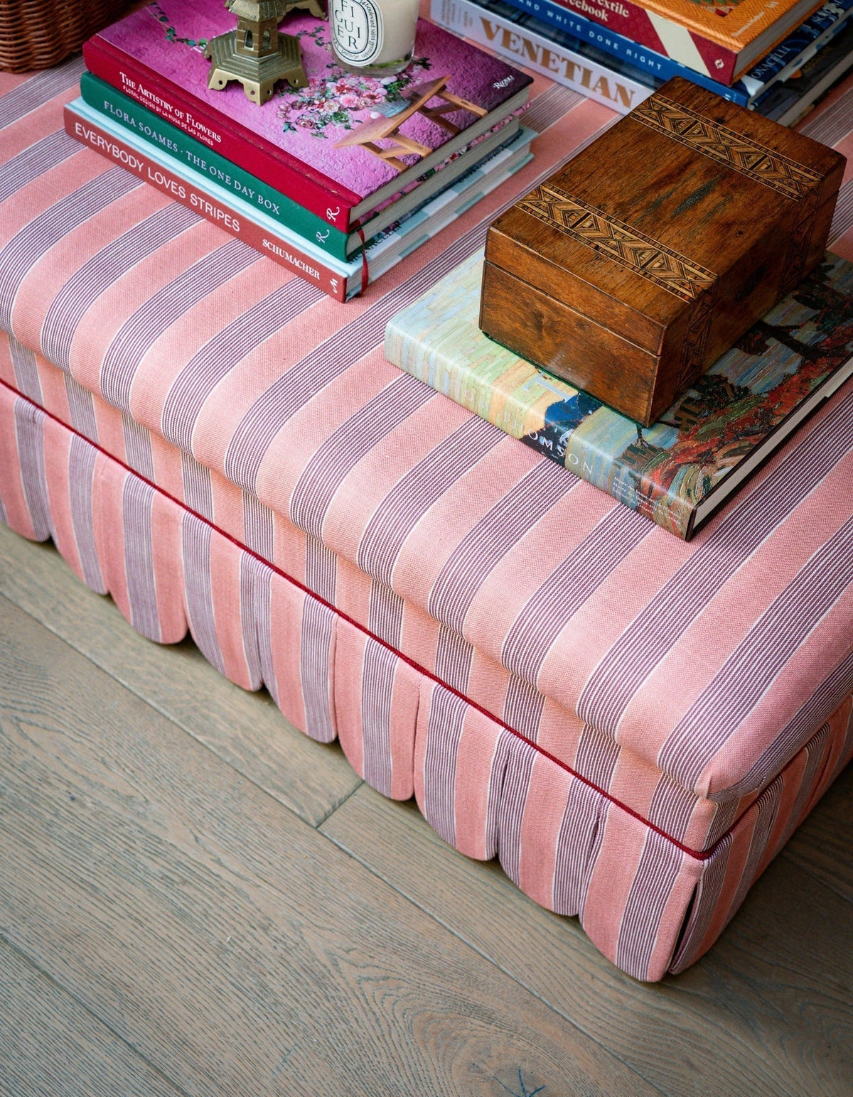 New Stripe Fabric -  Fig