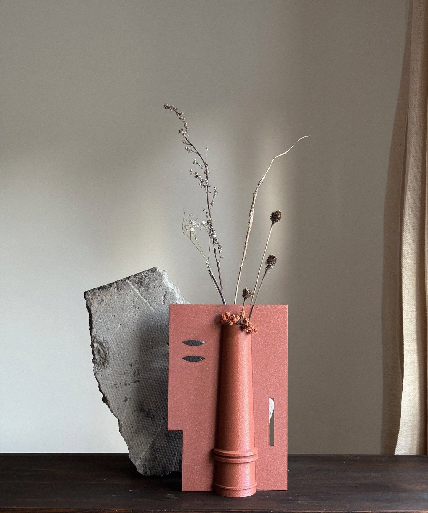 Obu | Vase 01 | Burnt Ochre
