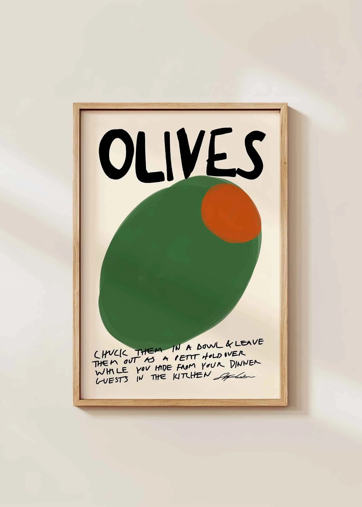 original olives poster dining room wall art, contemporary kitchen wall art