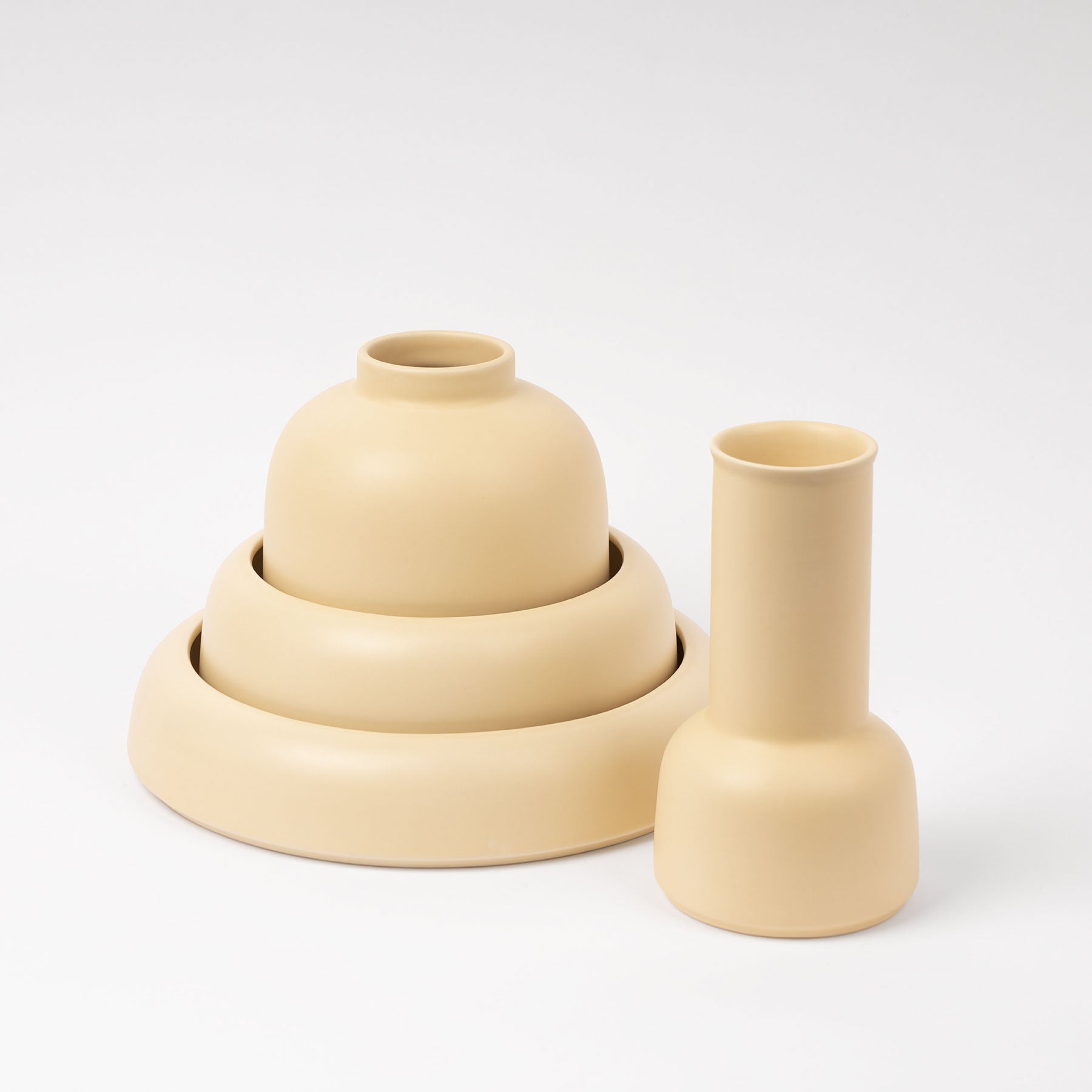 raawii Omar Sosa - Omar - bowl 02 - large Bowl Soft yellow