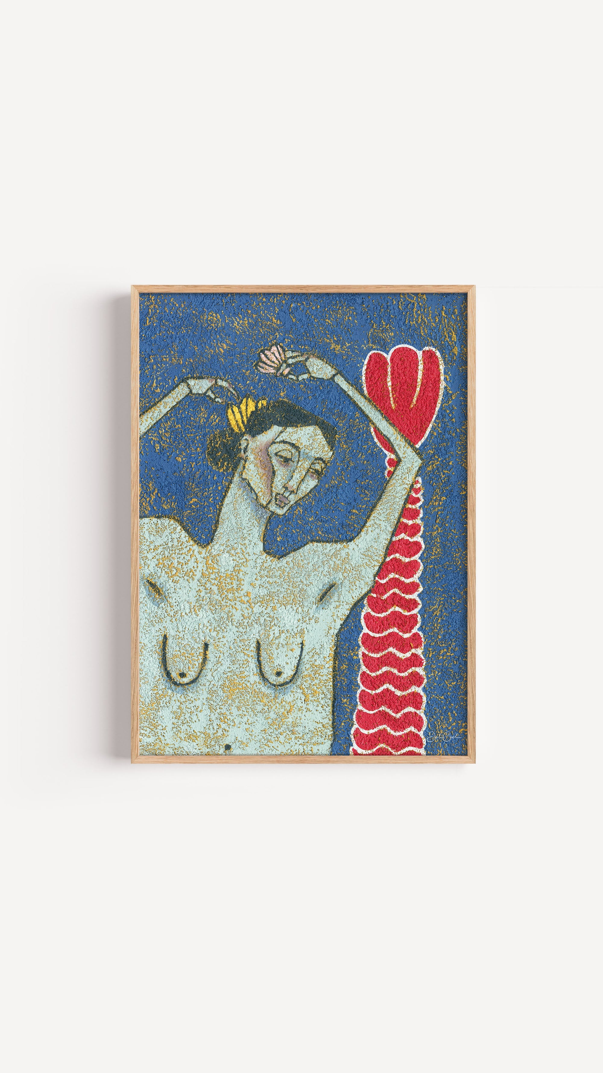 One Minute Please - Mermaid Wall Art Print