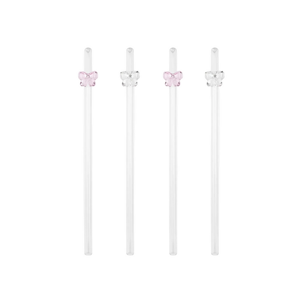 Bow Straws Set of Four