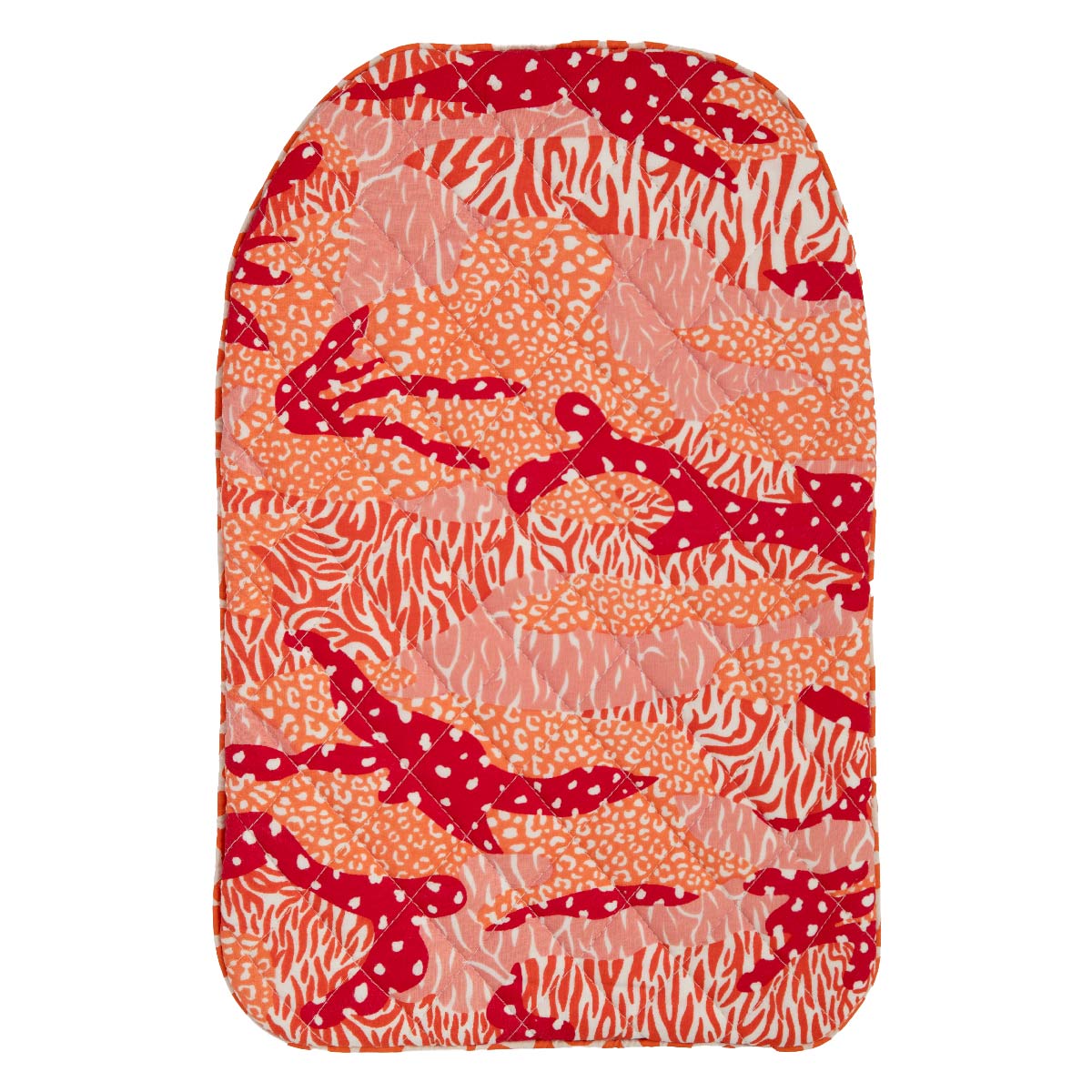 Orange Big Cat Camo Hot Water Bottle Cover