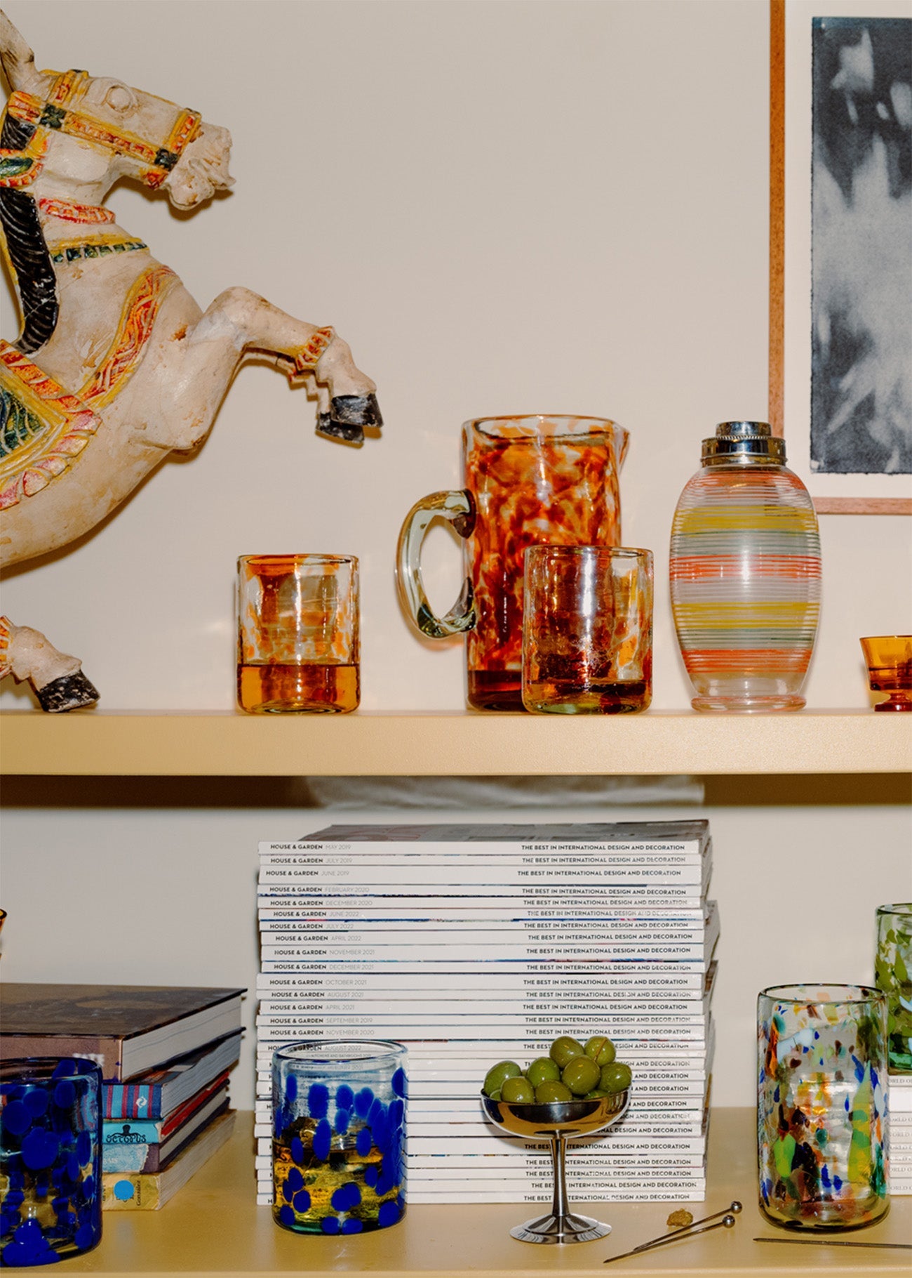 Oro Jug and 4 Tumblers Set