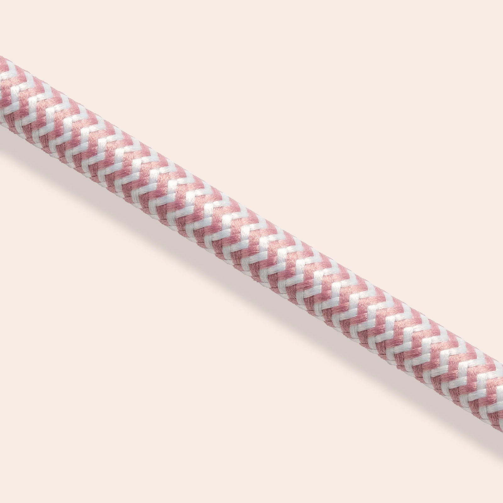 Pink fabric extension lead