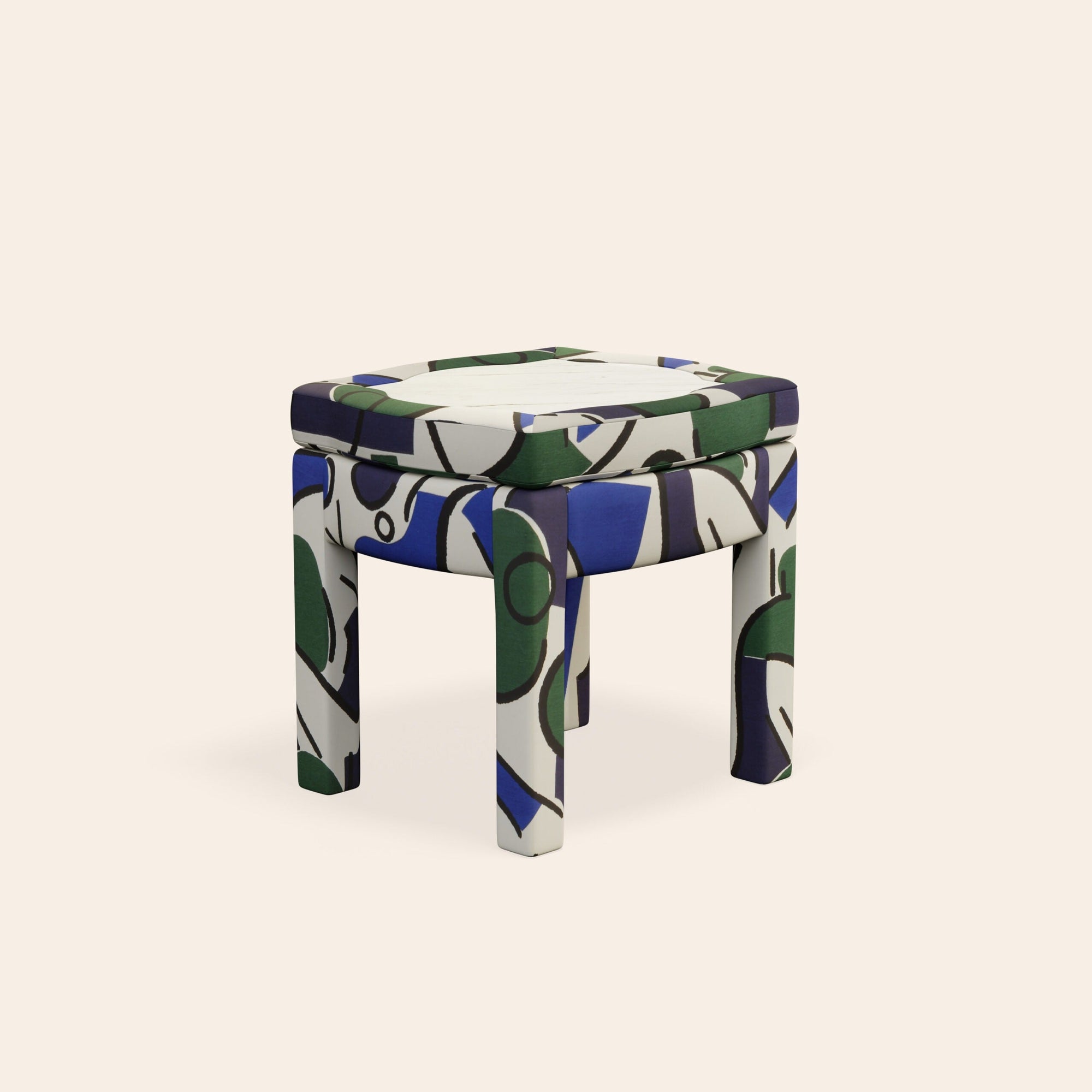 Piero Footstool, Seaweed