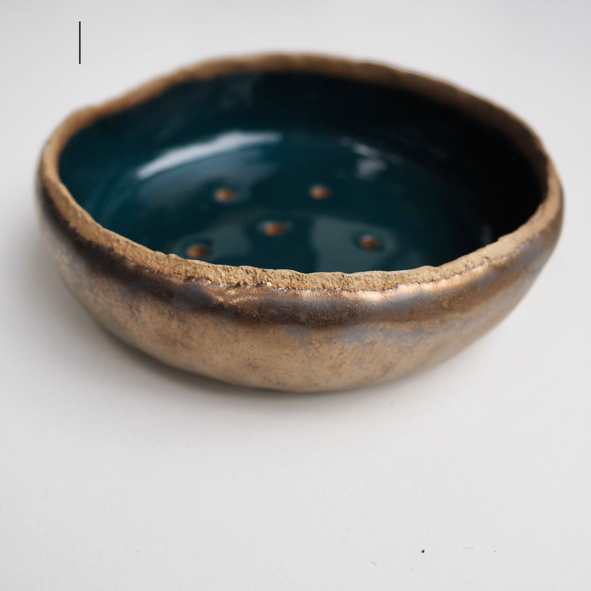 Handmade Large Assorted  Ceramic Soap Dishes With Different Glazes
