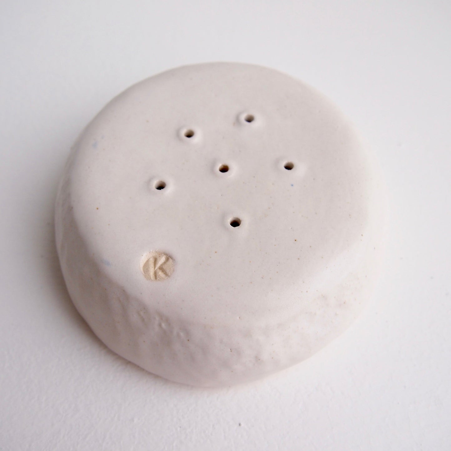 Handmade Large Powder Blue Ceramic Soap Dish