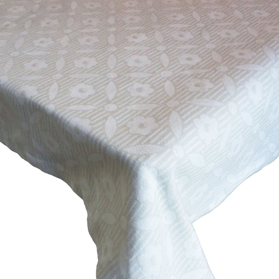 Mattea Off White Tablecloth