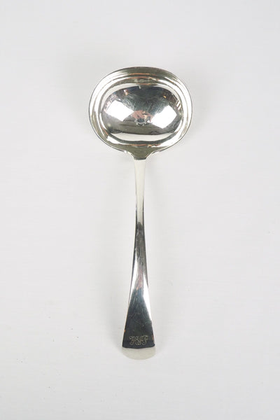 This Vintage Silver Plate Ladle is a stunning piece of service ware. Monogrammed HIP. Wildmore