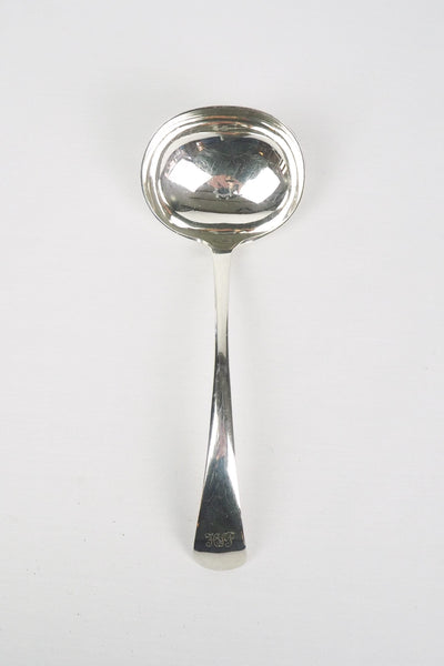 This Vintage Silver Plate Ladle is a stunning piece of service ware. Monogrammed HIP. Wildmore