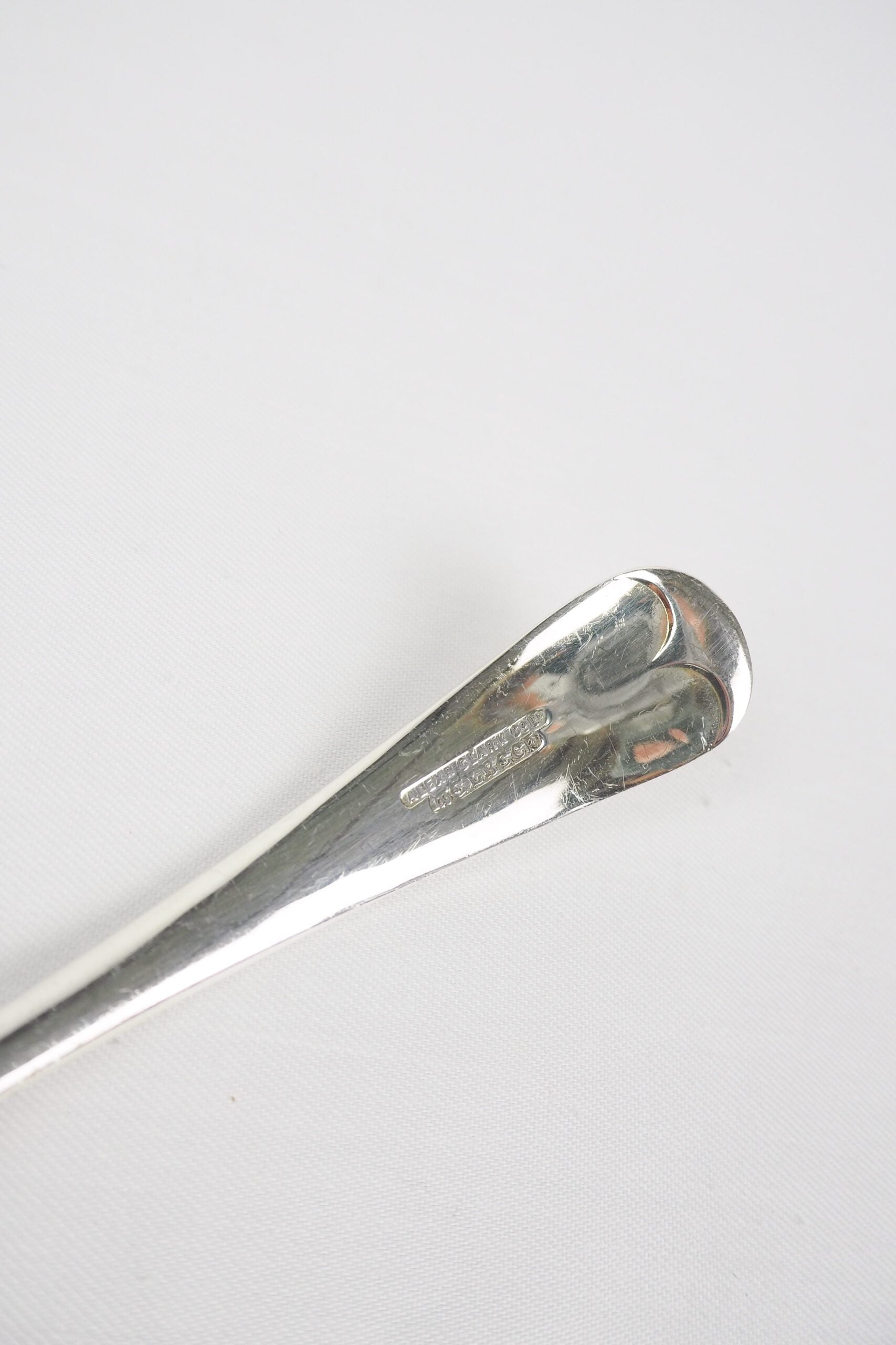 This Vintage Silver Plate Ladle is a stunning piece of service ware. Monogrammed HIP. Wildmore