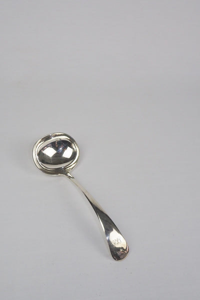 This Vintage Silver Plate Ladle is a stunning piece of service ware. Monogrammed HIP. Wildmore