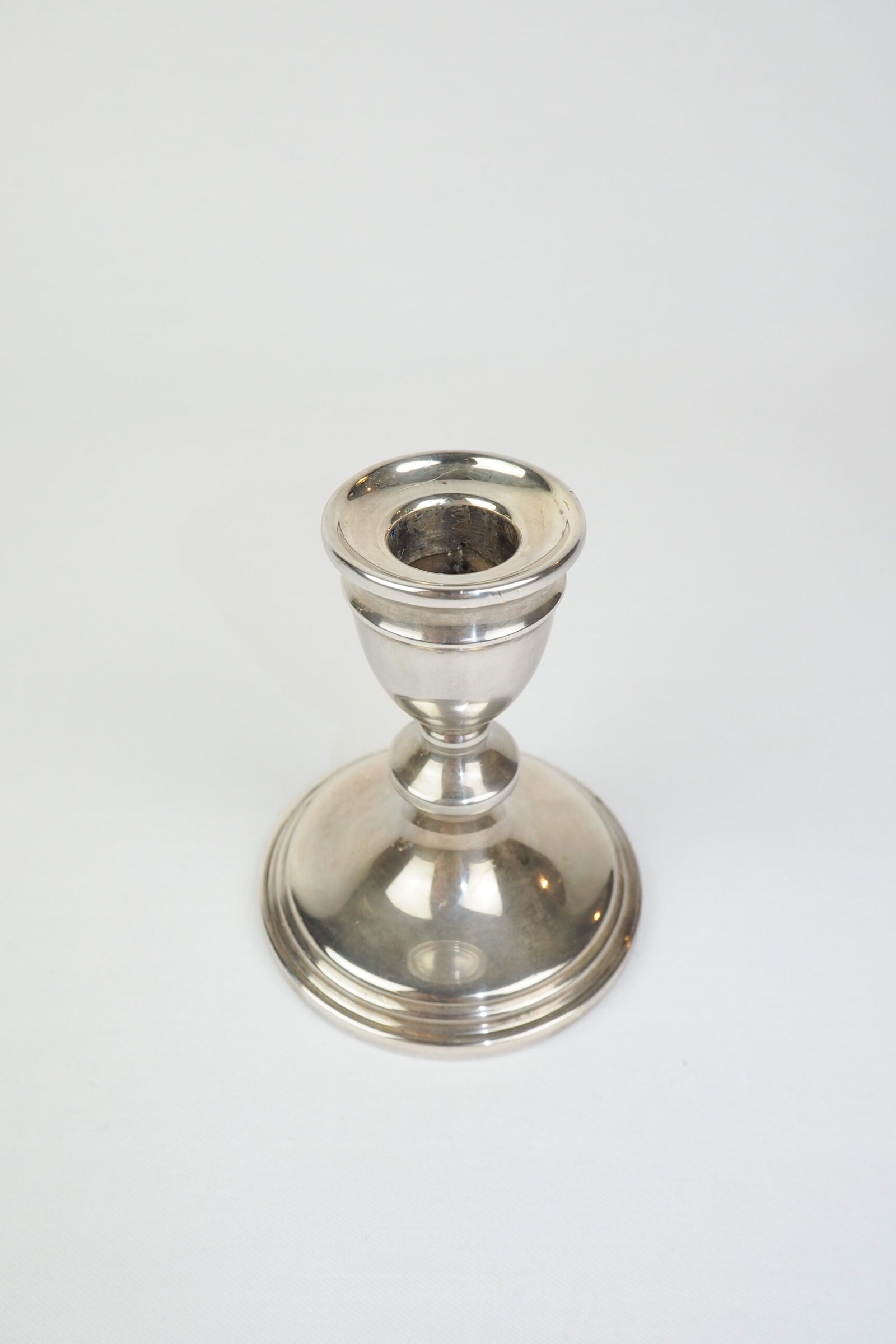 Vintage Silver Plate Candlestick