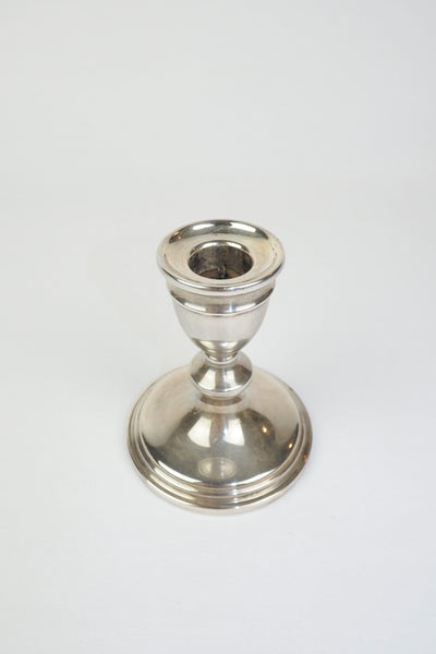 Vintage Silver Plate Candlestick