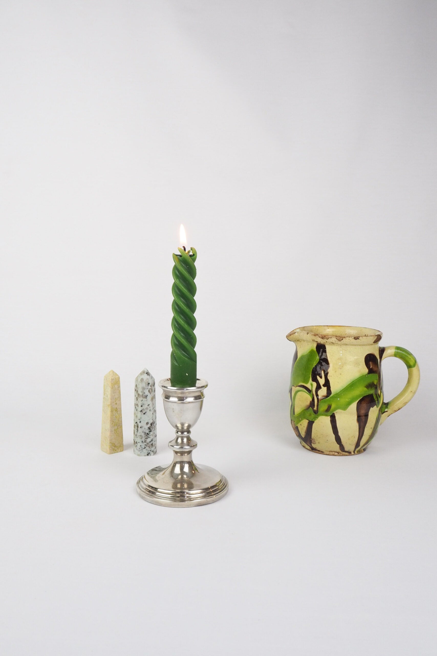 Vintage Silver Plate Candlestick
