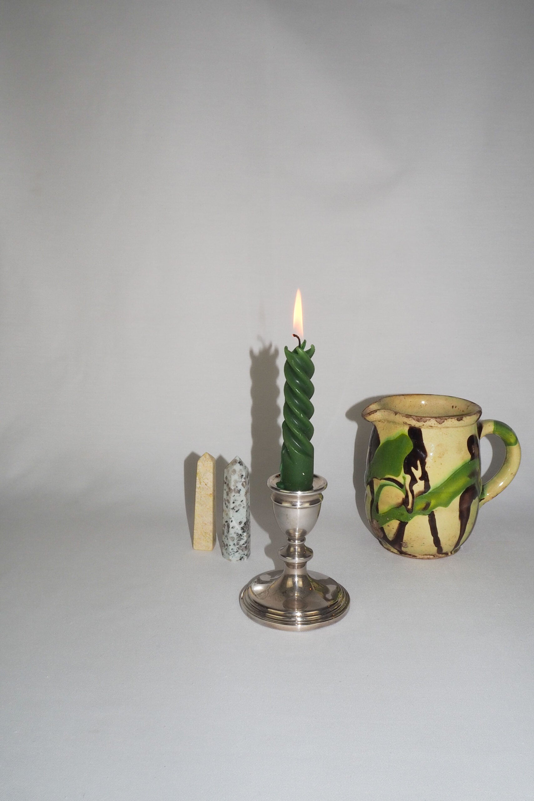 Vintage Silver Plate Candlestick