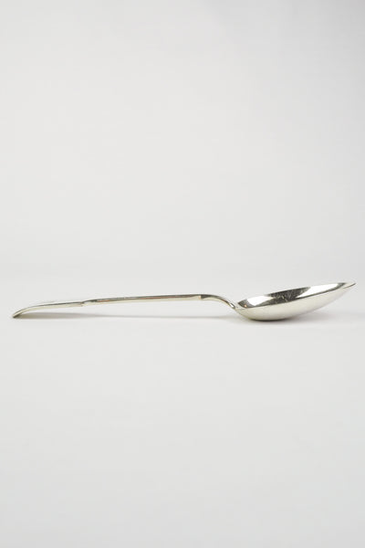 This Antique Silver Plate Serving Spoon is a stunning piece of service ware. Perfect for an elegant tablescape. Sourced for Wildmore. 