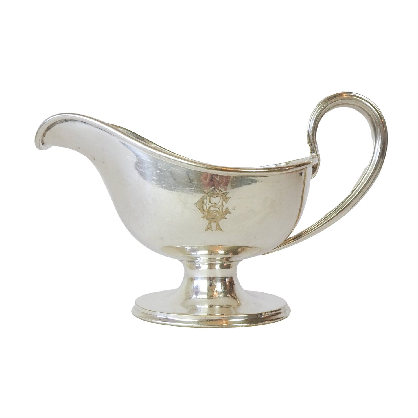 Antique Silver Plate Gravy Boat
