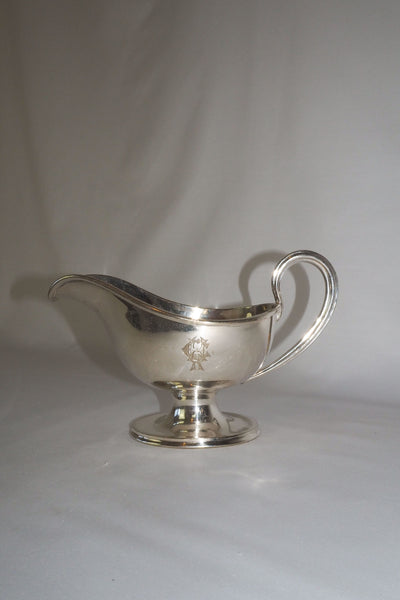 Antique Silver Plate Gravy Boat