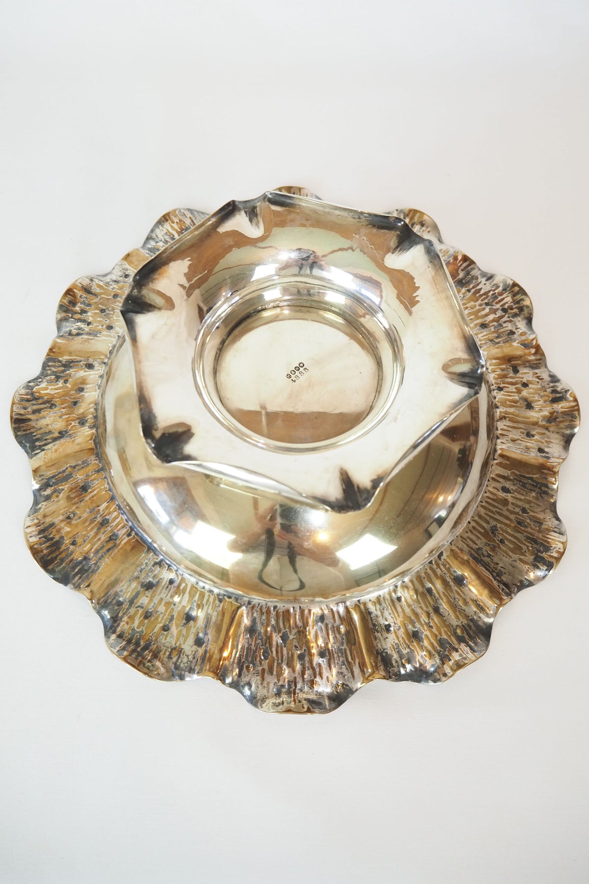 Vintage Silver Sunflower Dish sourced by Wildmore