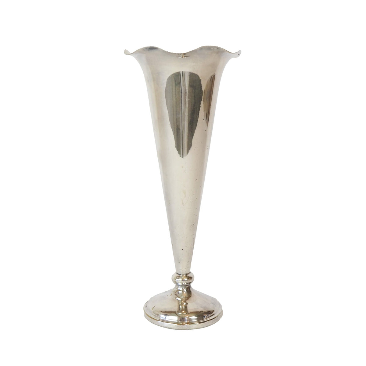 Large Silver Plate Bud Vase sourced for Wildmore