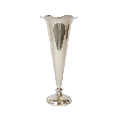 Large Silver Plate Bud Vase sourced for Wildmore