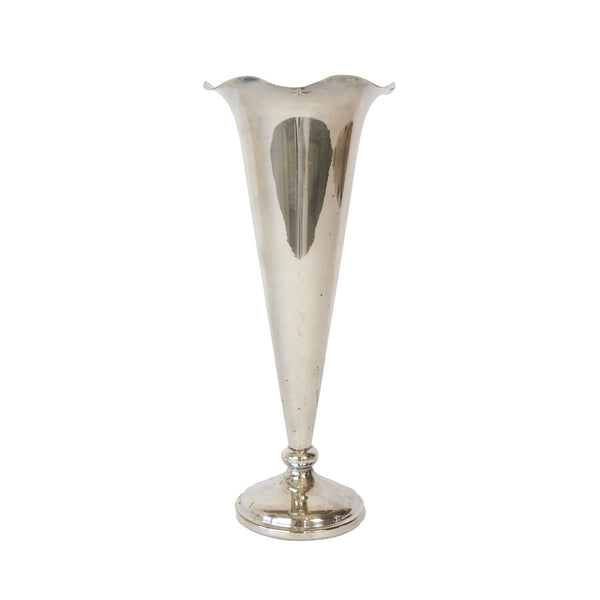 Large Silver Plate Bud Vase sourced for Wildmore