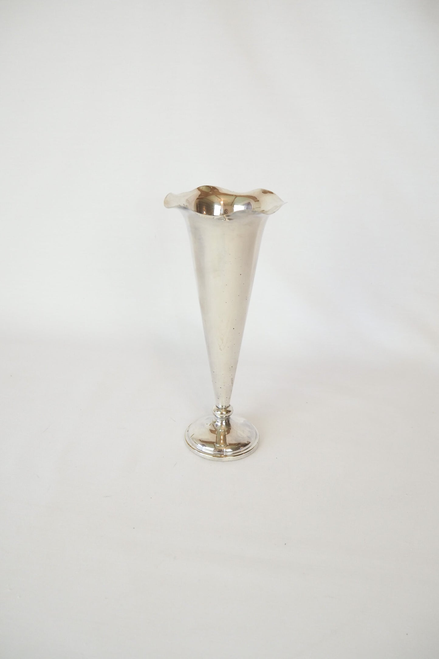 Large Silver Plate Bud Vase sourced for Wildmore