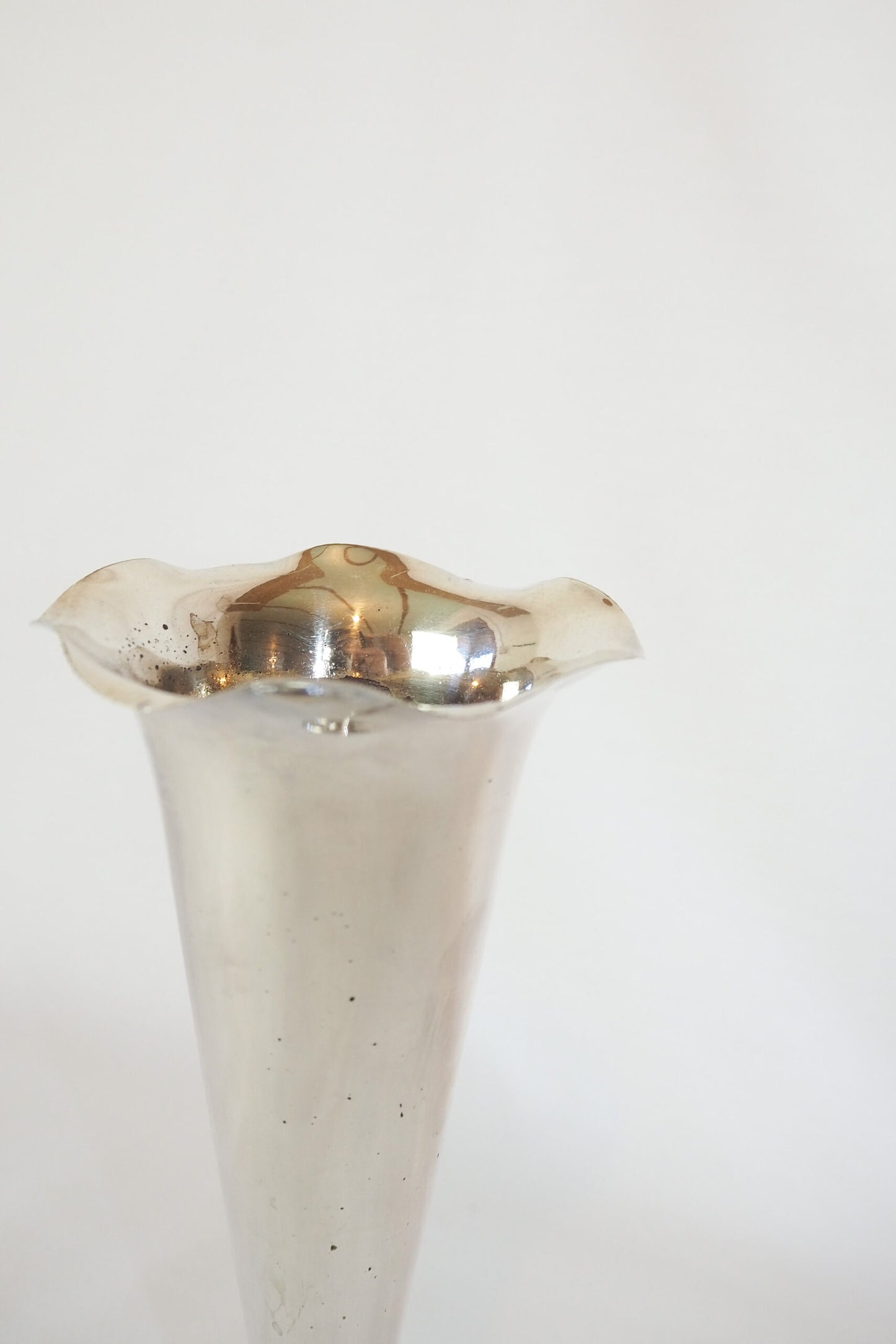 Large Silver Plate Bud Vase sourced for Wildmore