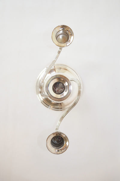 Vintage Silver Plate Candelabra sourced by Wildmore
