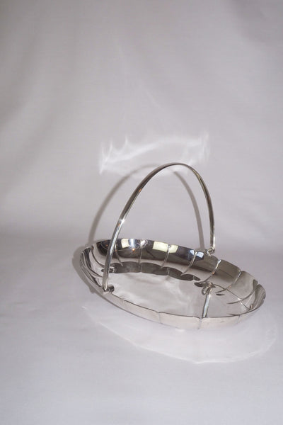Vintage Silver Plate Serving Basket sourced by Wildmore