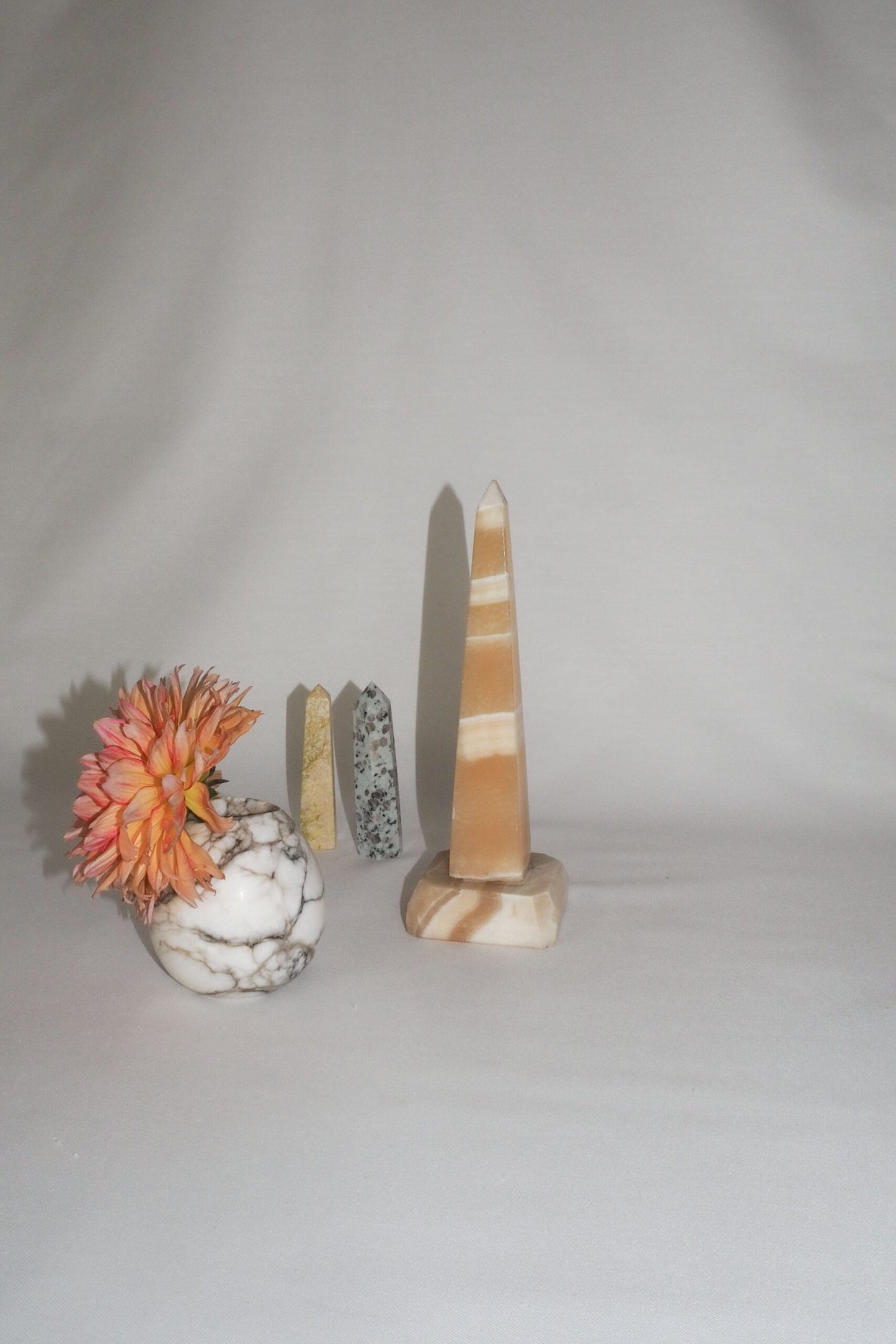 Vintage Alabaster Obelisk