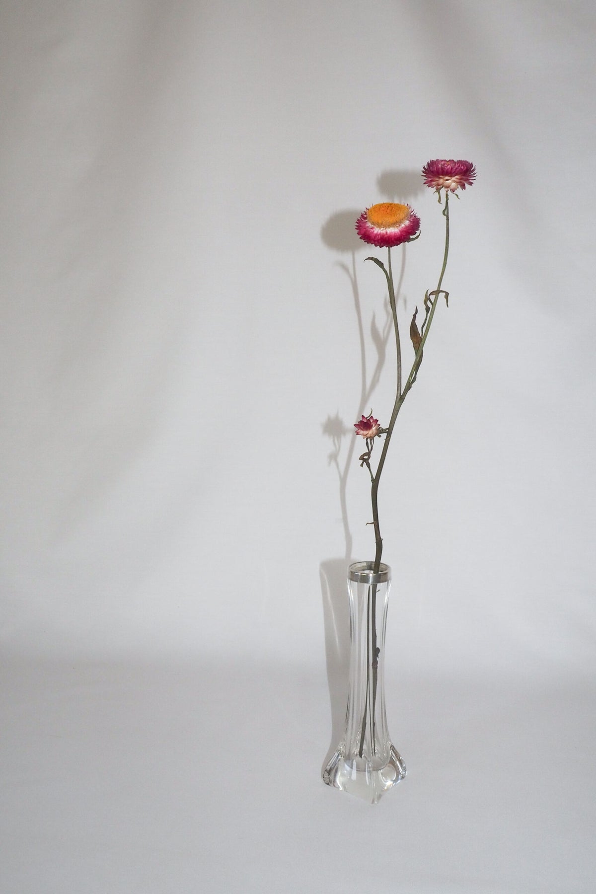 Stunning Glass and Silver Bud Vase by Arthur Willmore Pennington of Birmingham, Circa 1902. This stunning bud vase has a solid silver rim.
